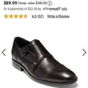 Cole Haan Johnson Monk Slip-On Dress Shoes